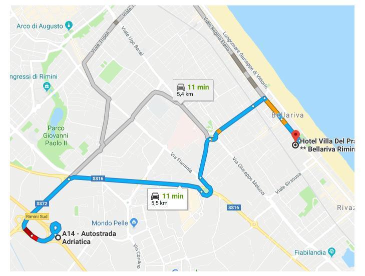 德尔普拉托别墅酒店 Bellariva Di Rimini 外观 照片